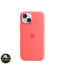 מגן סיליקון מקורי Apple iPhone 15 עם חיבור MagSafe - יבואן רשמי